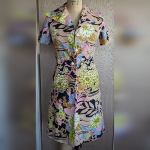 Retro Cotton Brocade Day Suit